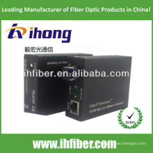 Convertidor de medios ópticos dual de la fibra de 10 / 100M LC